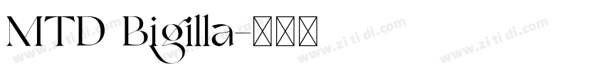 MTD Bigilla字体转换